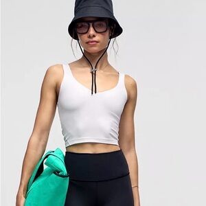 Lululemon align White Crop Top